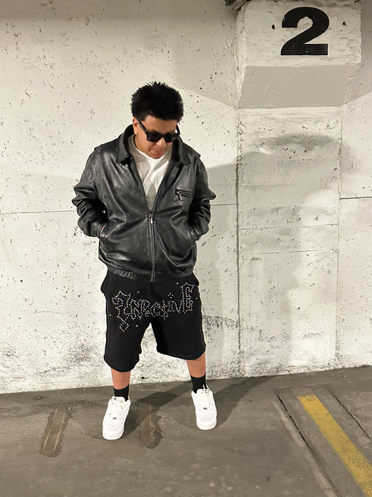 Rhine$tone Baggy Shorts